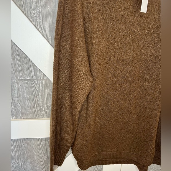B12.05 NWT Tribal Mock Neck Jacquard Sweater (Plus Size) 1X • MSRP $98 - Picture 8 of 11